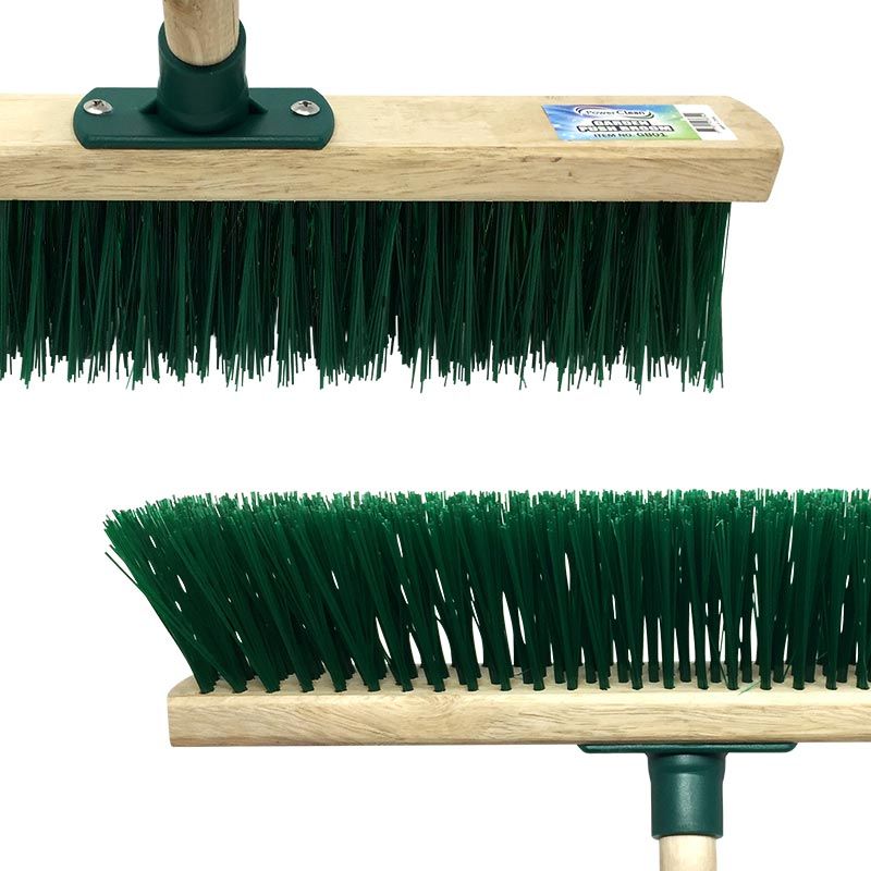 Garden Push Broom 16" Power Clean