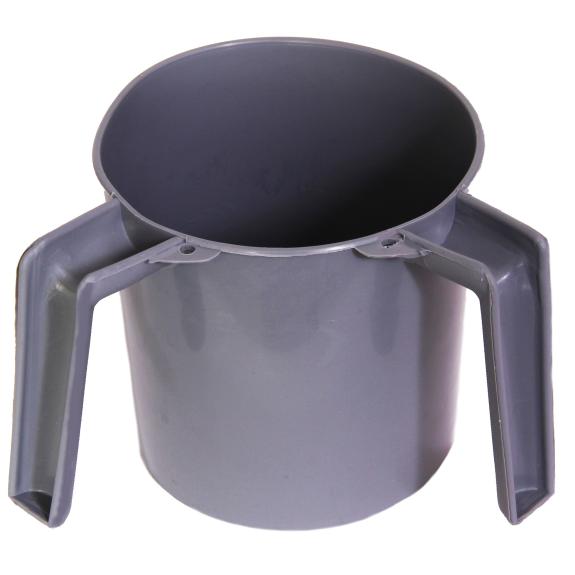 Plastic Round Wash Cup Grey (BA157)