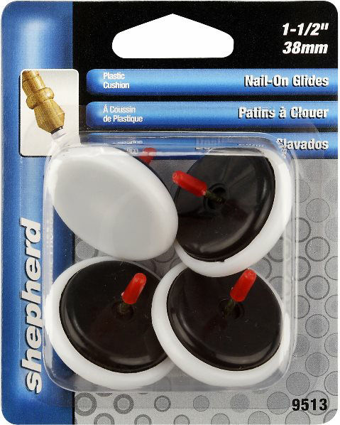 Nail-On Glides 1-1/2" Shepherd