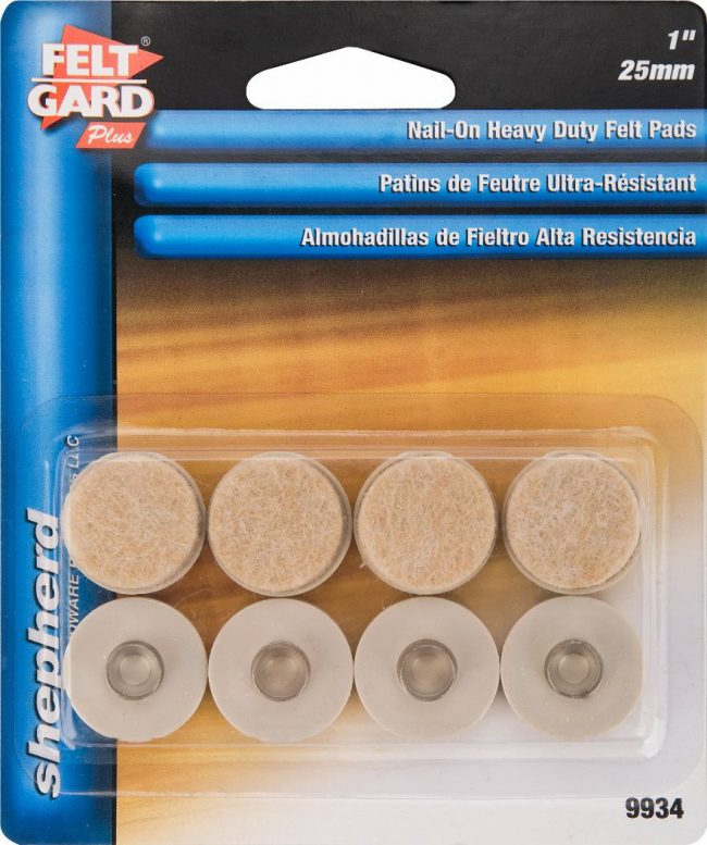 Nail-On HD Felt Pads 1" Shepherd