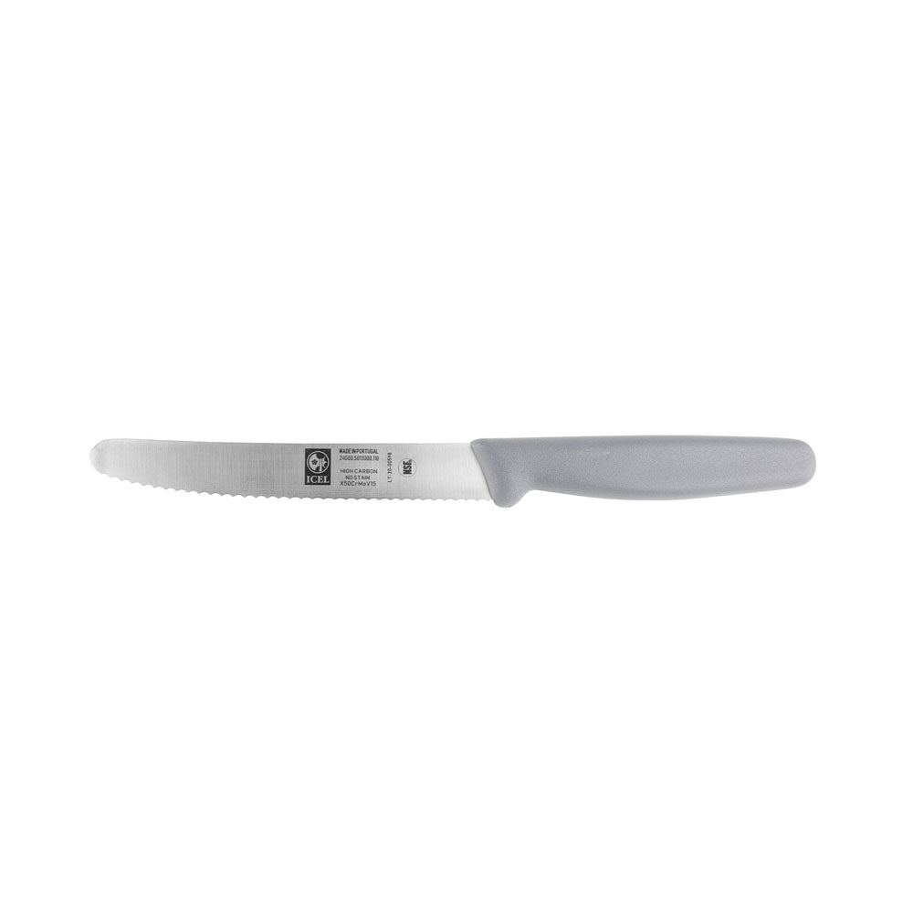 ICEL 4.25" Serrated Paring Knife - Round Tip