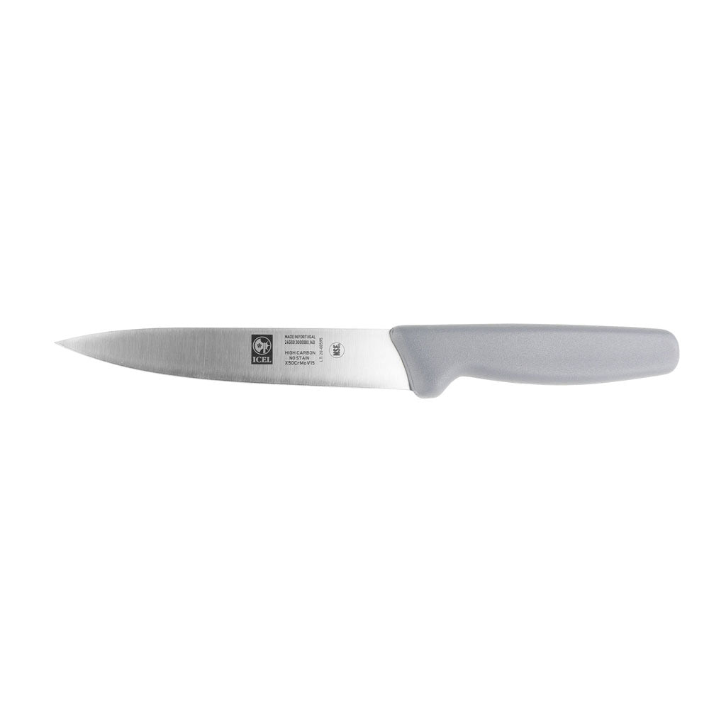 ICEL 6" Straight Utility Knife - Pointy Tip