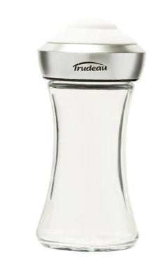 Salt and Pepper Shaker | Glass Pop | White Cap | Trudeau