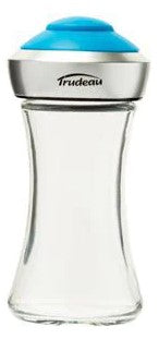 Salt and Pepper Shaker | Glass Pop | Blue Top | Trudeau