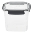 Airtight Food Container | Rounded Corner | Clear plastic | 135 oz/ 4L | Home Basics