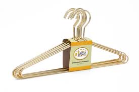 Modern Gold Cloth Hangers 17" Quality Hanger