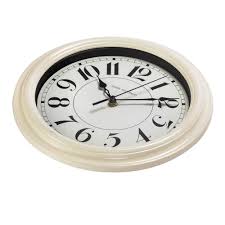 Wall Clock 11" White Park Madison