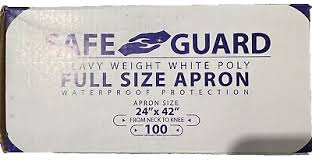 Full Size Apron 100ct Safe Guard