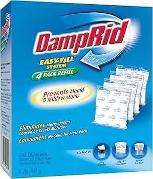 Moisture Absorber | 4 Pack | Easy Refill | Damprid