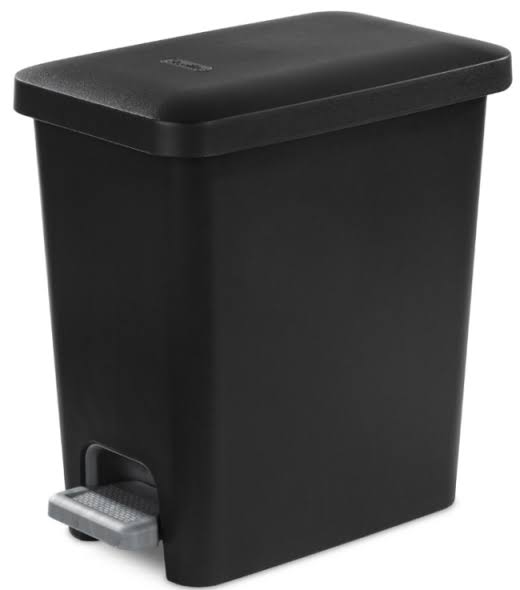 Step On Can 2.7 Gal Black Sterilite