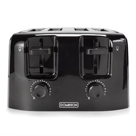 4 Slice Toaster | Black | Dominion
