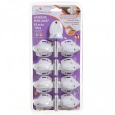Adhesive Magnet Lock 8 Lock & 1 Key Dream Baby