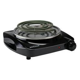 Single Burner Black Brentwood