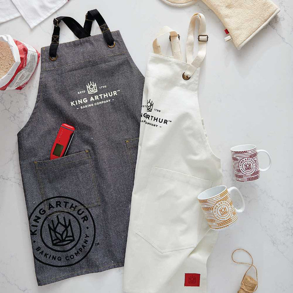 Adult Apron | 28" x 29" | Cotton Grey | King Arthur Baking Company