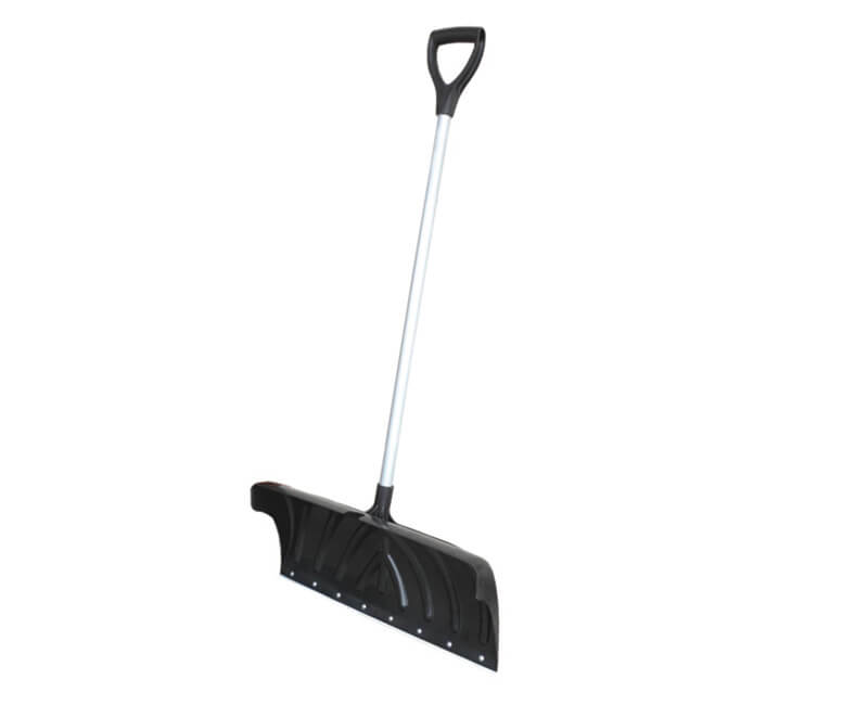 Poly Snow Pusher 24"Steel Handle