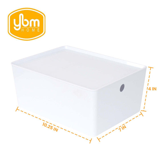 Storage Basket w/Lid Medium YBM
