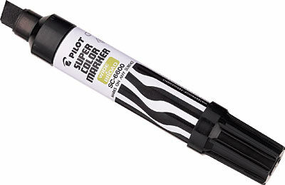 Jumbo Wide Black Marker Pilot