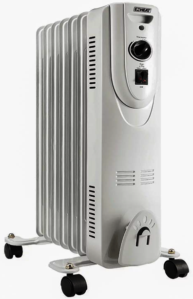 EZ Heat Deluxe Oil-Filled Radiator Heater | 1500W