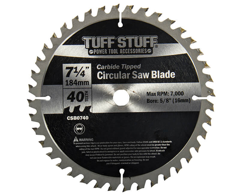 Circular Saw Blade 7-1/4" x 40