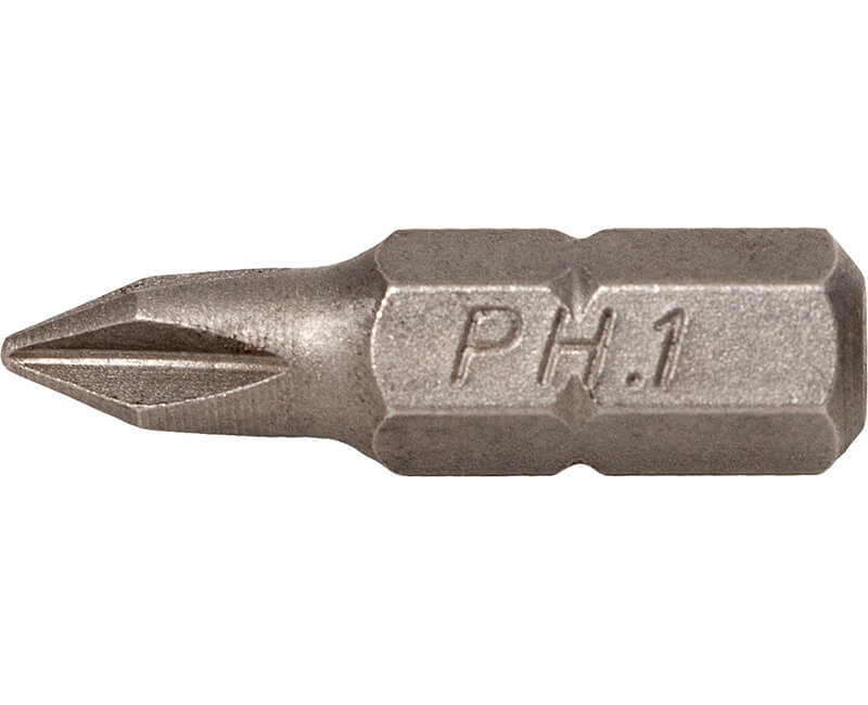 Phillips Insert Bit Tip #1 | PH1100 | 1" Long | Tuff Stuff