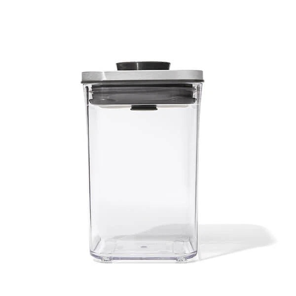 OXO Good Grips POP Container | Small Square Short | 1.1QT | Clear