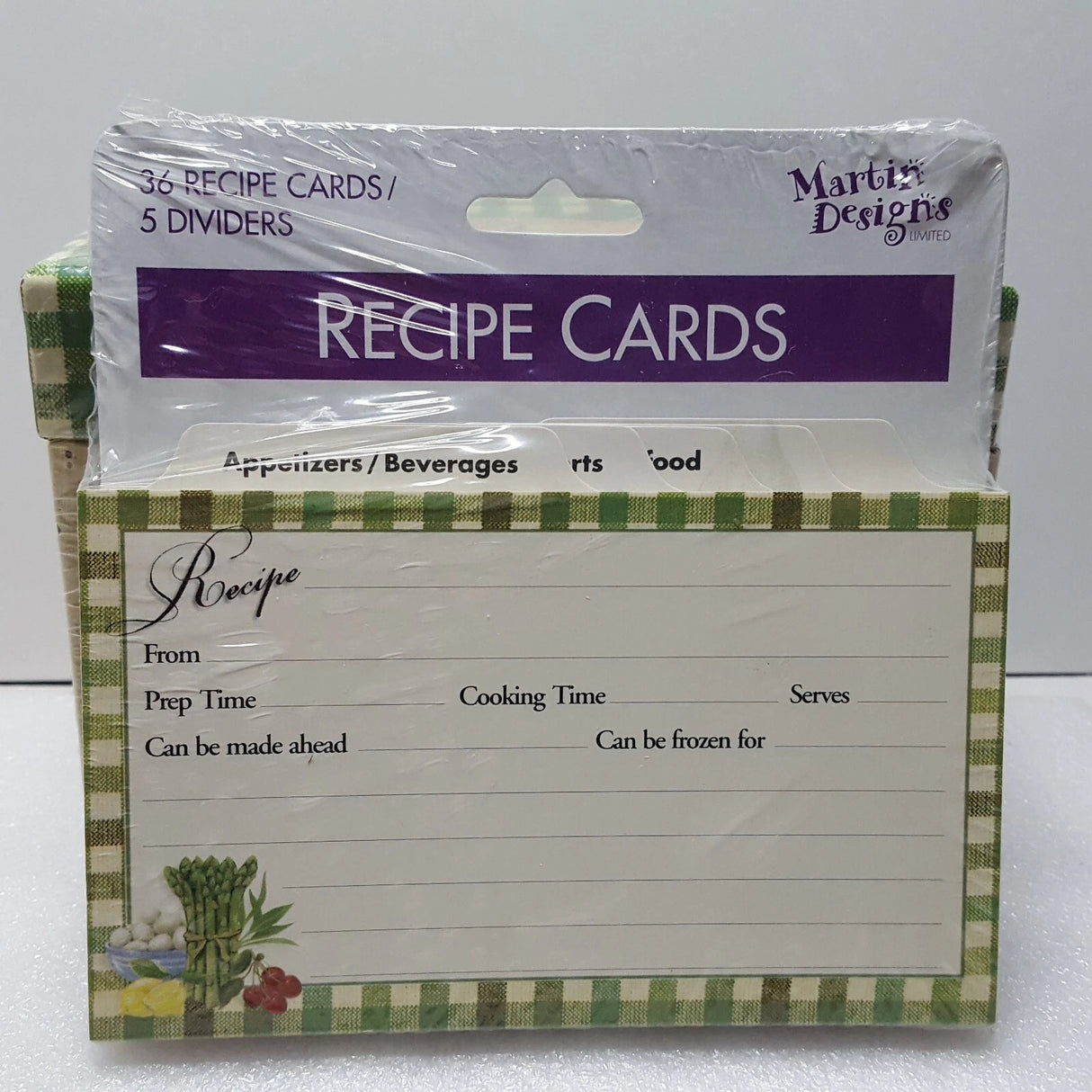 3x5 Recipe Cards 36pc