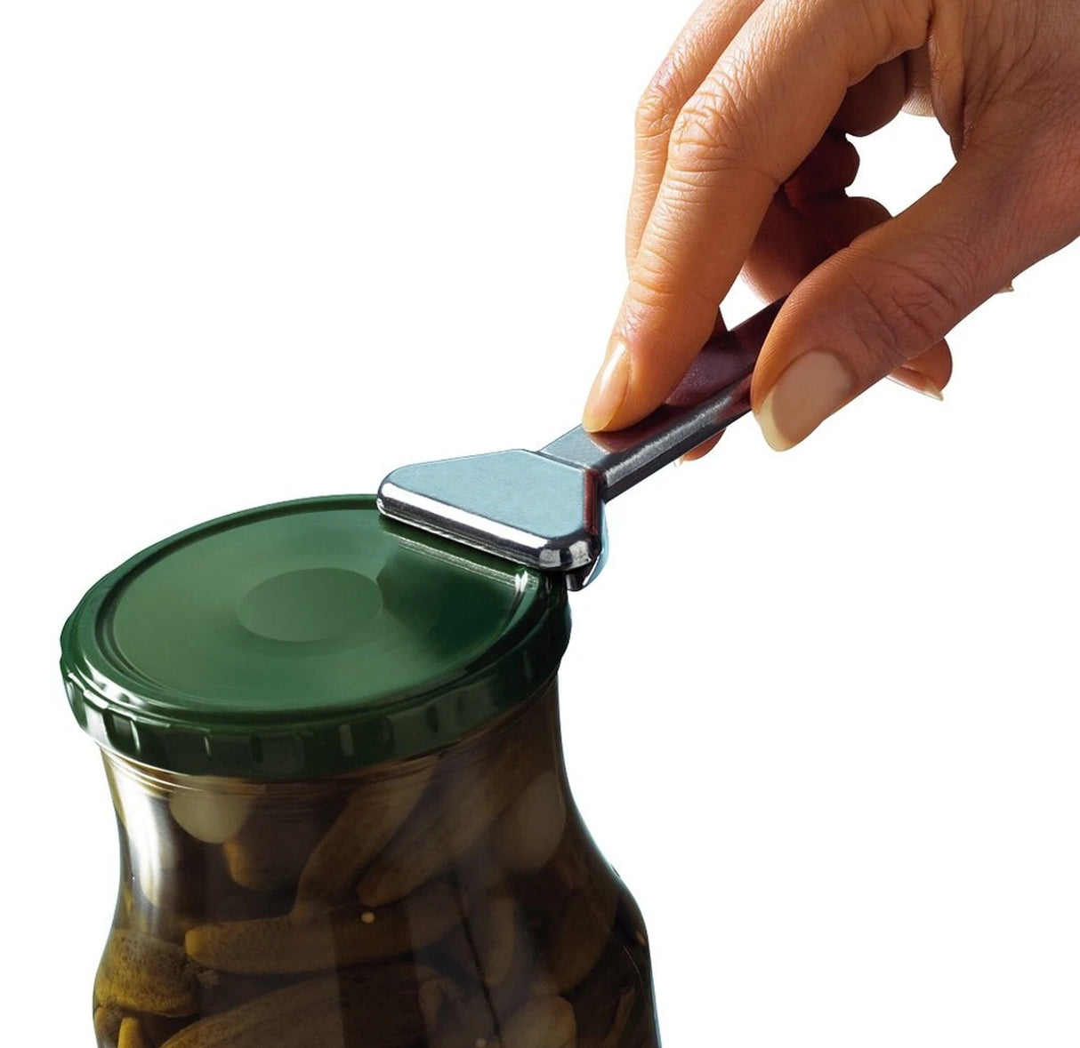 Metal Jar Opener | JarKey | Silver | Durable Aluminum | Brix