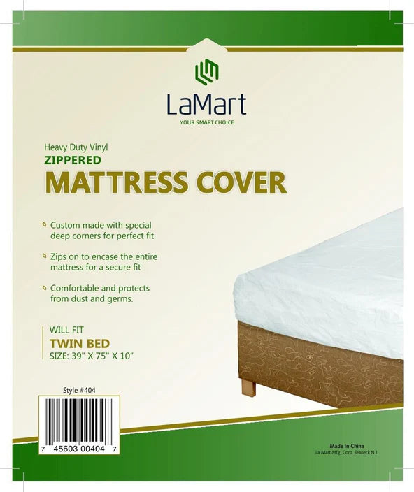 Mattress Cover Twin Zippered LaMart