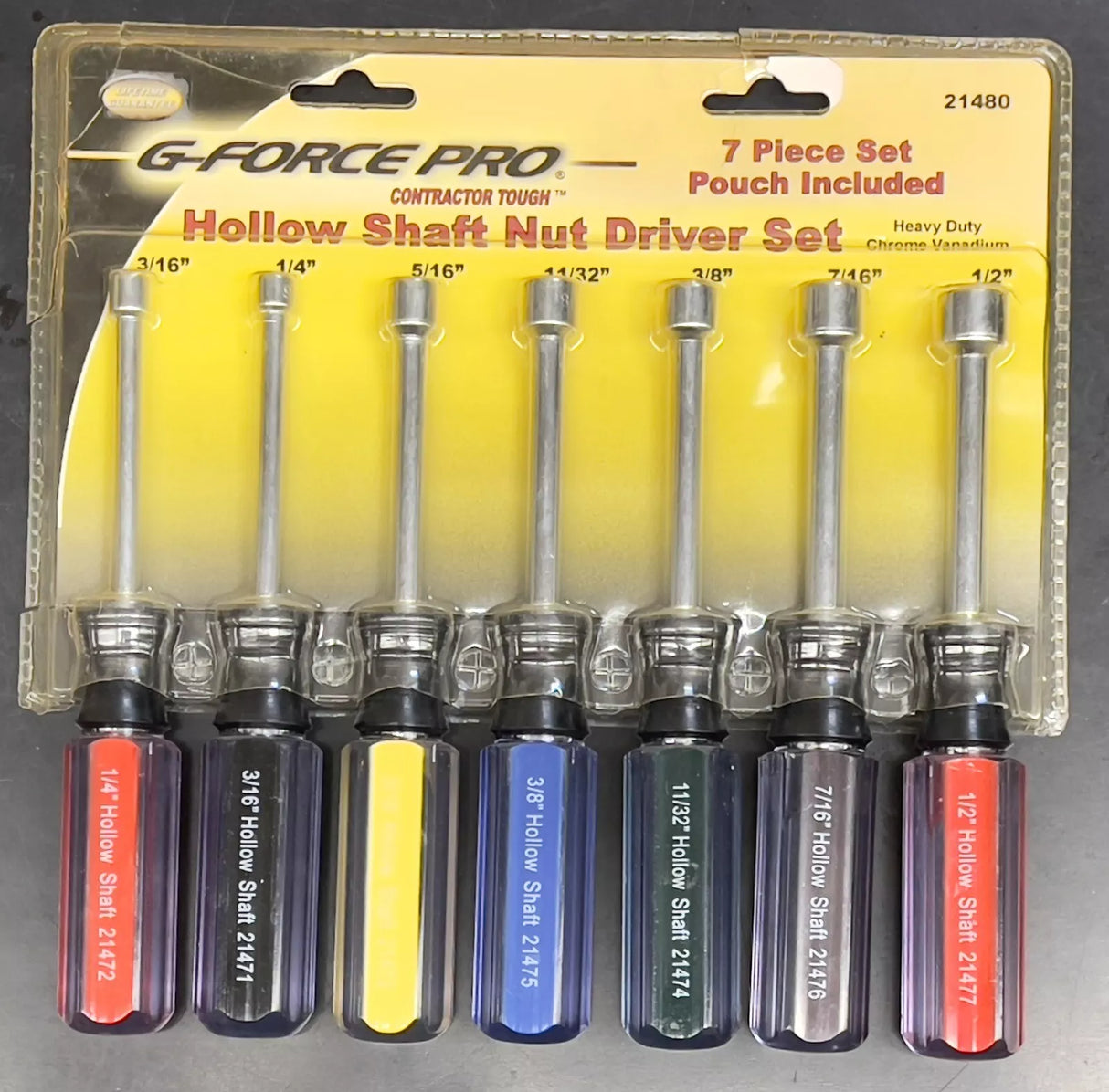 Hollow Shaft Nut Driver Set G Force