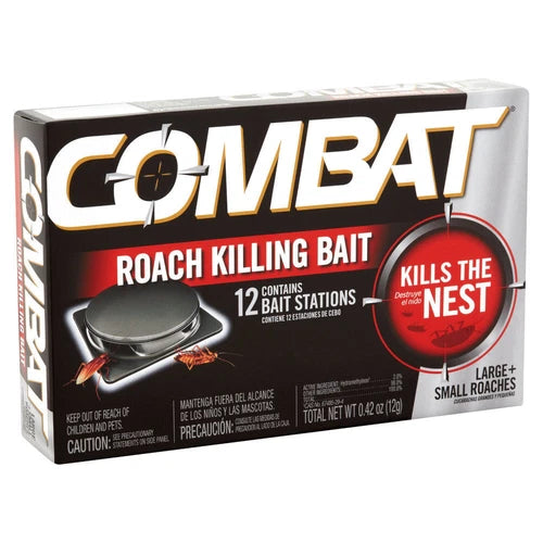Roach Killing Bait Small & Large 12PK Combat