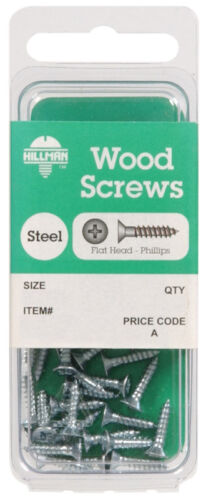Wood Screws 6 x 5/8" (Flat Head) 30PK
