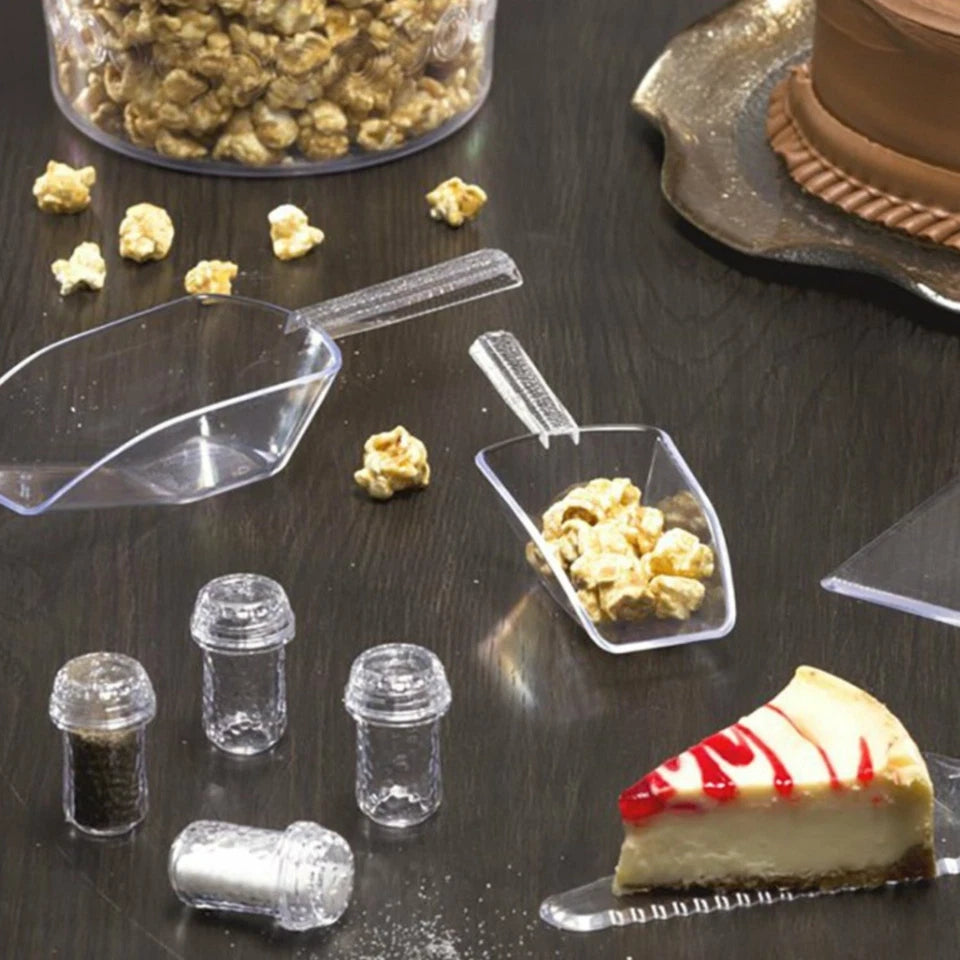 Mini Salt Shaker Heavy Weight | 6 Pack | Clear | Lillian