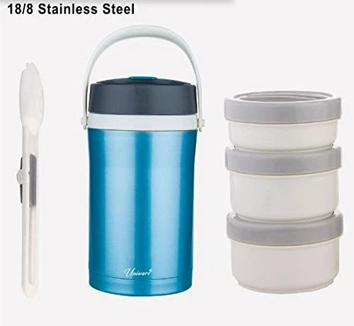 Insulated Food Container 2200 ml | Stainless Steel | Uniware
