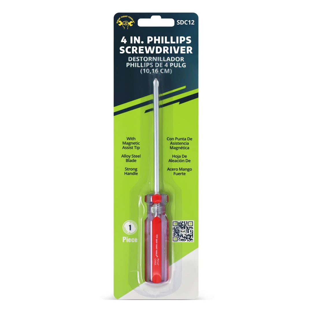 4" Screwdriver Grip Tight Tool