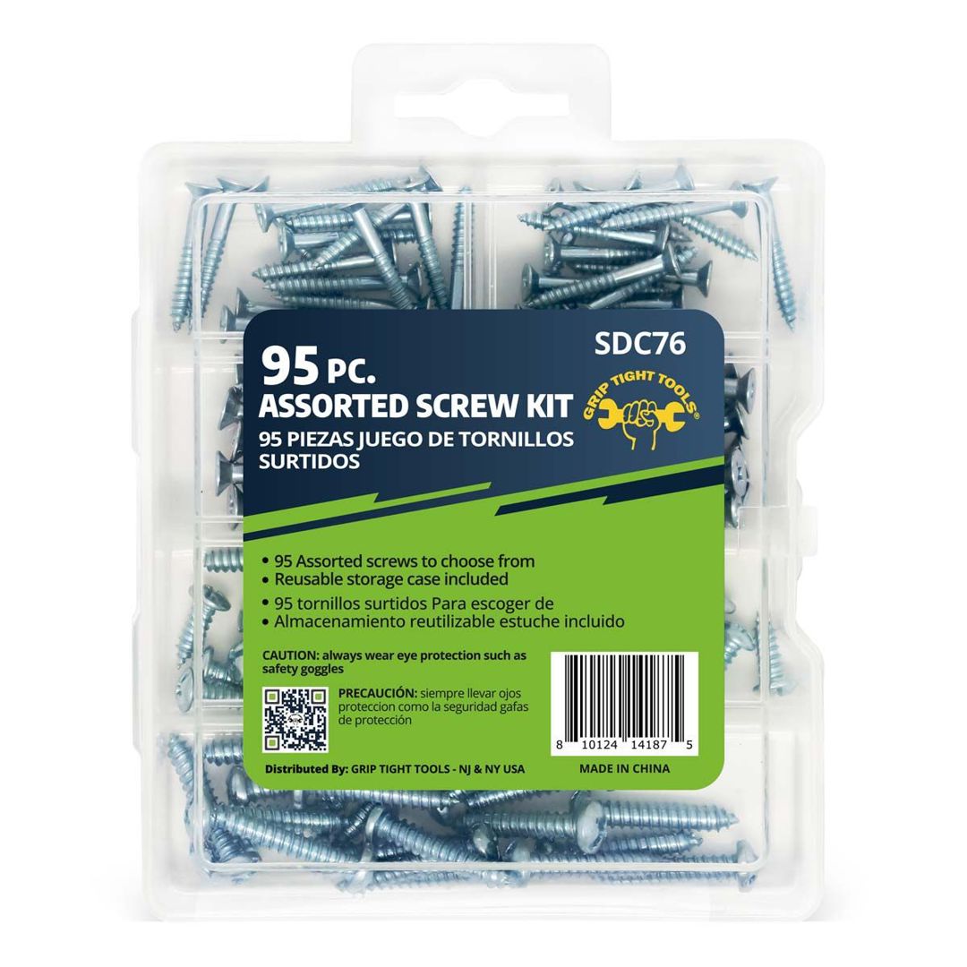 Assorted Screw Kit 95pc Grip Tight Tools