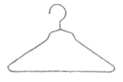 Hanger Silver Braided
