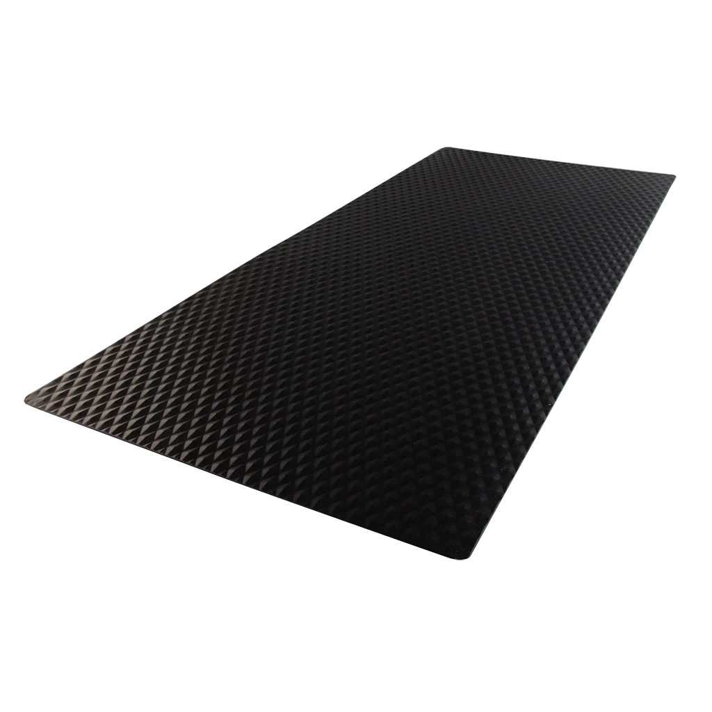 Black Matte Counter Mat 8.5" x 20" Range Kleen