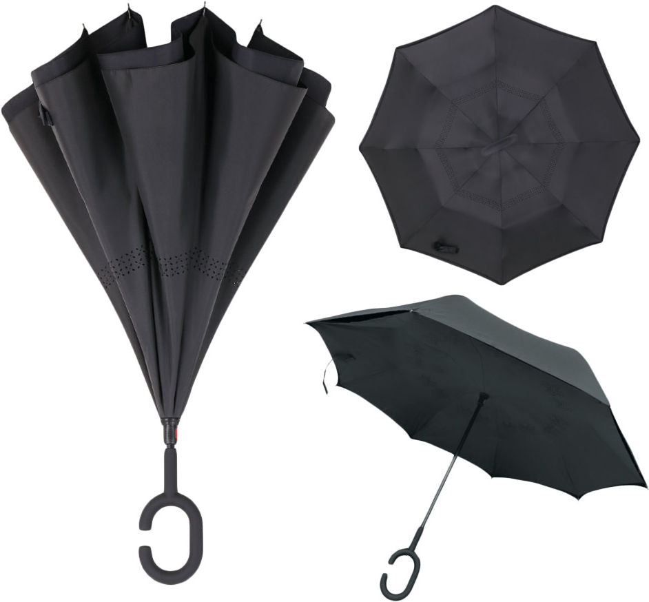 Umbrella Inverted Black Cloud Nine