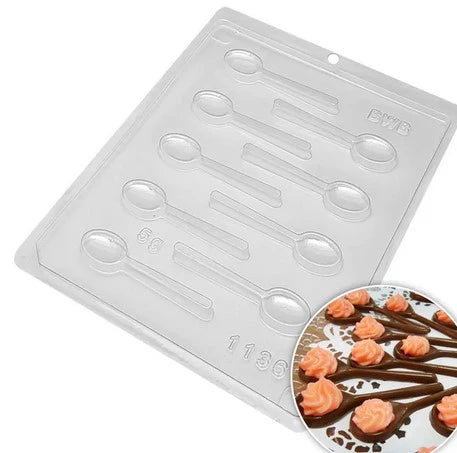 Small Spoon Chocolate Mold 9PC