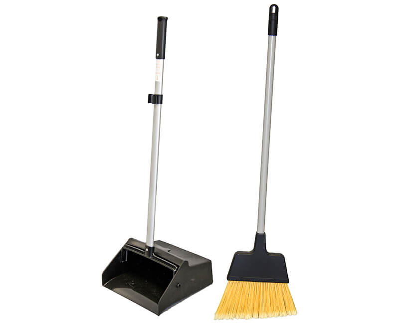 Lobby Dust Pan & Broom Combo Tuff Stuff