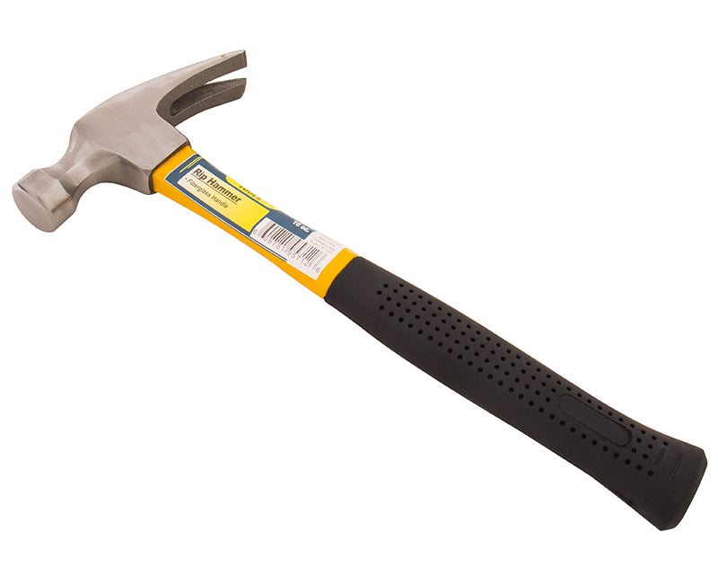 Rip Hammer With Fiberglass Handle | 16 oz | Black | Tuff Stuff