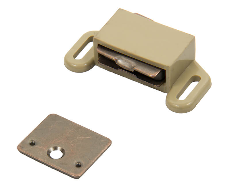Magnetic Catch Tan | Durable Cabinet Door Latch | Tuff Stuff