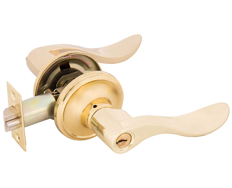 TUFF STUFF Wave Lever Entry Lockset | Keyed | Anti-Bump