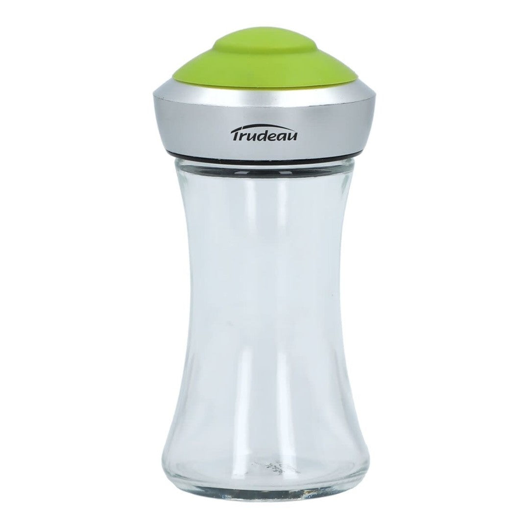Salt and Pepper Shaker | Glass Pop | Green Cap | Trudeau