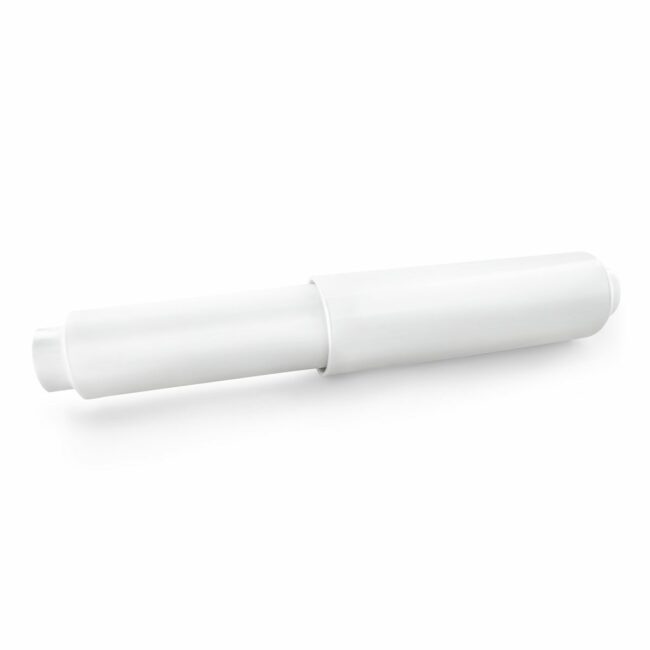 Toilet Paper Roller | Universal Fit | White Plastic | Plumb Tech