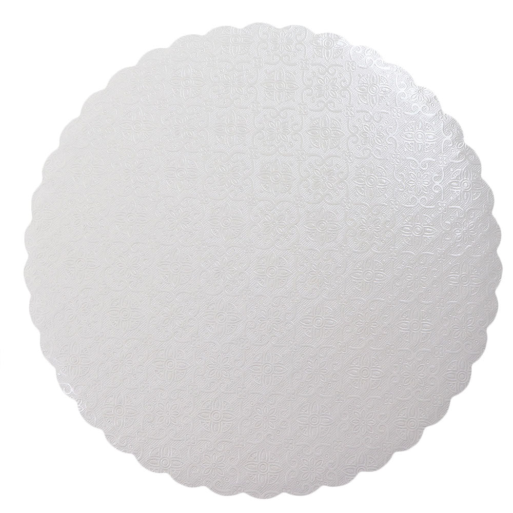 Cake Board White RD 6"
