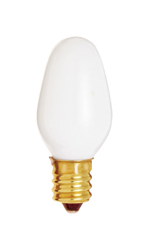 Night Light Bulb 7W 2PK White Satco