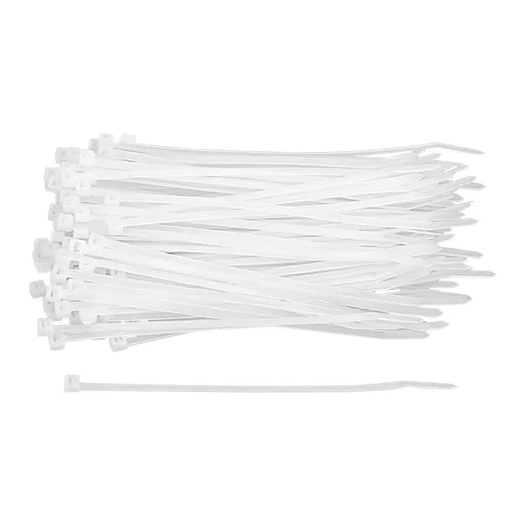 Cable Ties 8" White 100Pk
