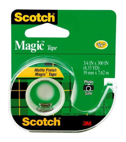 Magic Tape 3/4" x 300" Scotch