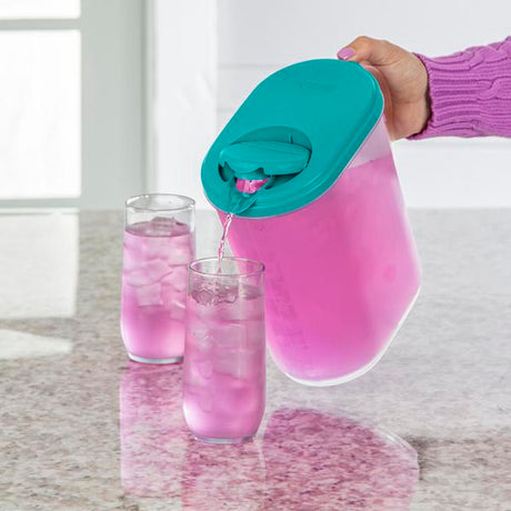 Beverage Pitcher 1 Gal. | ‎Plastic | ‎Washed Blue | Sterilite